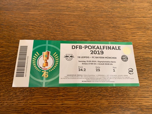 Used ticket dfb pokal - used,