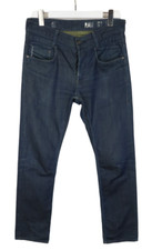 G-Star New Radar Slim Herrenjeans W32/L32 Knopf Fly Whiskers 5 Taschen Stil