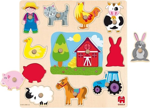 Goula holzpuzzle silhouetten - goula,