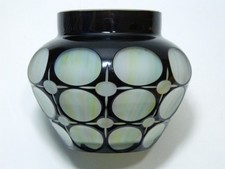 Jugendstil Vase wohl Haida Schappel  1910-1930sehr selten  Glas