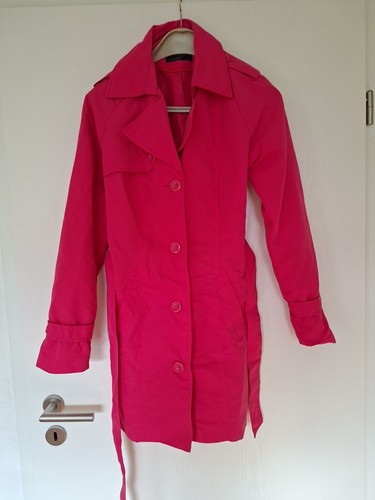 Pinker sommermantel trenchcoat - pinker,