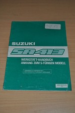 Werkstatthandbuch Suzuki Swift SA 413 Anhang 5 Türer Stand 1985 85