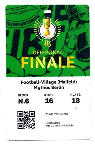 Ticket dfb pokal - ticket, dfb-pokal-finale