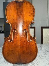 Alte 7/8 Geige aus Holz - zum