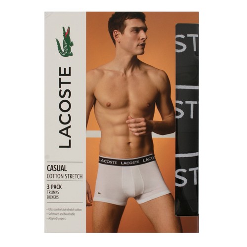 Lacoste herren boxershorts 3er - lacoste,