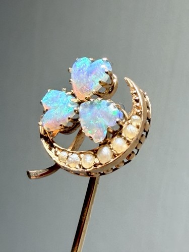 Opal krawattennadel gold 585 - opal,