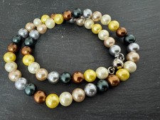 Muschelkernperlen collier - muschelkernperlen,