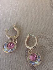 Ohrringe swarovski rosegold - ohrringe,