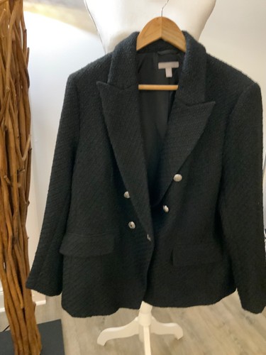 Boucle blazer jacke - boucle,