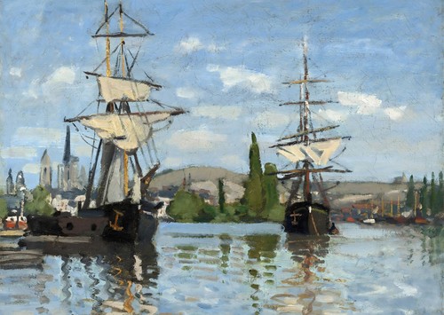 Impressionistische hafenszene - impressionistische,