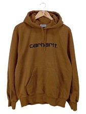 CARHARTT Kapuzenpullover Herren Hoodie Braun Gr. 46/S Casual Urban