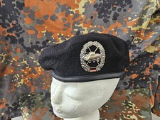 (B18) Original Bundeswehr Barett Panzeraufklärungstruppe Größe 57 Schwarz