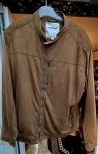 jacke herren von Bon Prix,L ca.60cm,B ca60cm,Hellbraun,Wildlederoptik,Polyester