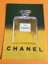 Seltene Chanel  No5  Postkarte, Andy Warhol Edition von 1997, incl. Duftprobe