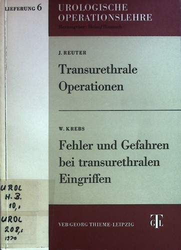 Transurethrale operationen - operationen,
