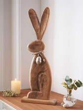 Holz Dekofigur Osterhase 63 cm