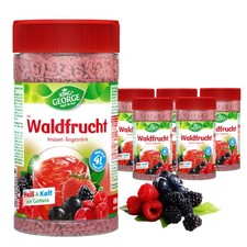 KING GEORGE Waldfrucht Instant Teegetränk 6 x 400g Ergibt ca. 4L pro Dose