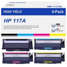 117A Toner SET für HP 117A für Color Laser MFP 178nwg Toner 179fwg 178nw 179fnw