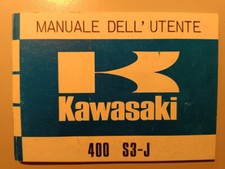Kawasaki S3 400  Tripple Manuale d'utente italiano,Owner's Manual,Original  1973