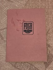 Original DDR  FDGB Ausweis persönlich Nachlaß 1954