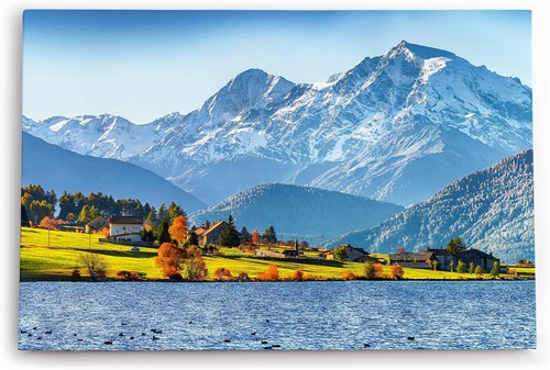 120x80cm wandbild rätische - 120x80cm,