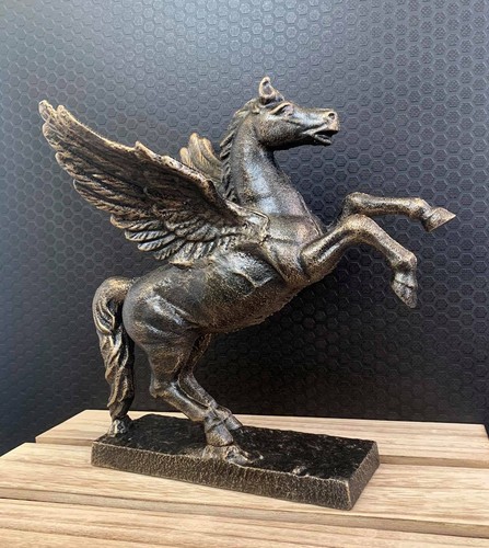 Skulptur pegasus pferd figur - pegasus,