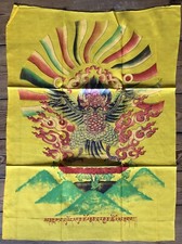 Altardecke Garuda Tibet ca. 87 x 75 xm Buddhismus Dharma