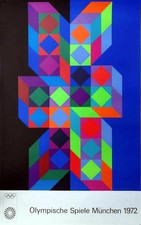 1972 Munich Olympic Poster