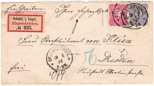 DR R-Brief Oelsnitz-Dresden +