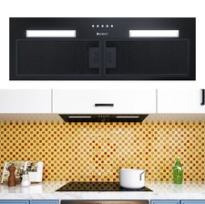 Dunstabzugshaube 80cm kopffrei Globalo Hadario schwarz Abzugshaube Umluft Abluft