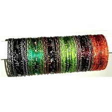 12er Set indische Armreifen