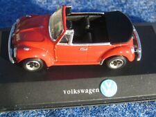 VW Käfer Cabriolet 1:43 Polistil Porsche Fuchs Felgen gesupert Rahmen Chromfolie