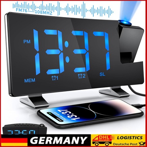 Led radiowecker mit - led,