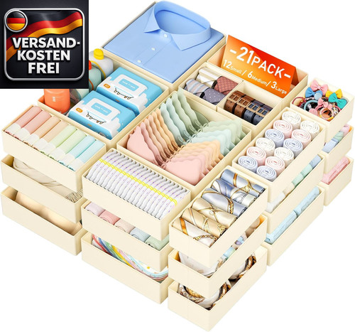 Schubladen organizer set stoff - schubladen,
