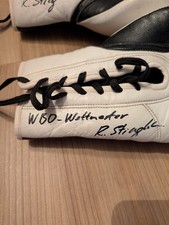 Original Weltmeister Boxhandschuhe von Robert Stieglitz Mit Original Autogramm
