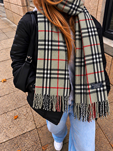 Burberrys vintage schal grau - schal,