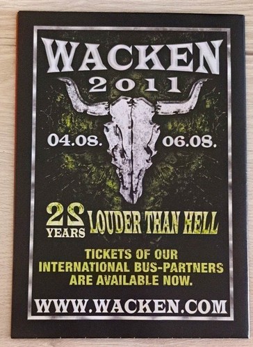 Wacken open air poster 2011 - wacken,