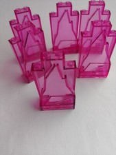 LEGO® Felsen transparent pink rosa  2x4x6 Berg ➡️6 STÜCK ⬅️ Felsen Schloß neu