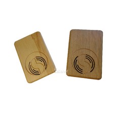 Unitec elektronischer Gong Dreiklang mit Holzverkleidung Kiefer/Eiche nach Wahl