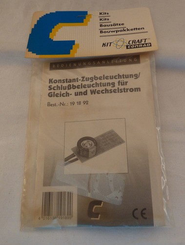 Konstant-Zugbeleuchtung/Schlu?