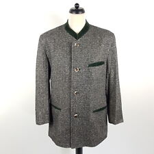 Schneiders Janker Herren Gr. 50 (wie 25) Grau Grün Tweed Wolle Seide Jacke