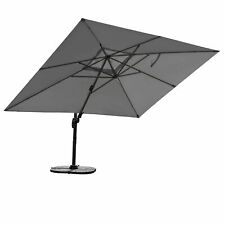 Ampelschirm Gastro Sonnenschirm 3x4m inkl. Windsicherung+Schutzhülle div. Farben