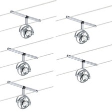  Paulmann Seil- und Schienensystem 2Easy Spot Mac² rund 5x20W GU4 Chrom matt 12V