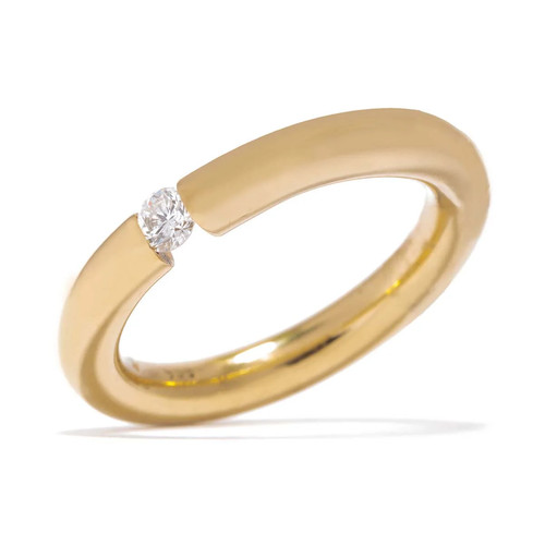 Spannring aus 585er gelbgold - spannring,