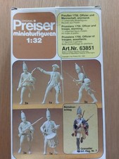 Preiser Miniaturfiguren 1:32 Preußen 1756 11 Figuren