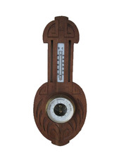 Tolles altes Holzbarometer