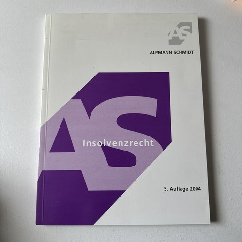 Insolvenzrecht auflage - insolvenzrecht,