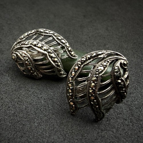 Art deco ohrringe ohrclips 835 - ohrclips,