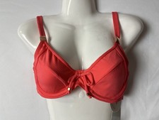 Bikini Oberteil orange mit