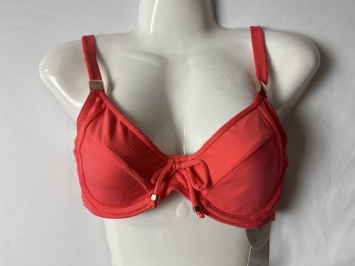 Bikini oberteil orange mit - bikini,